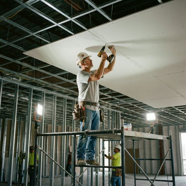 Trockenbau — Deckenmontage