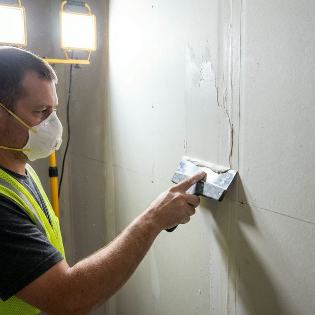 Trockenbau — Spachtelarbeiten